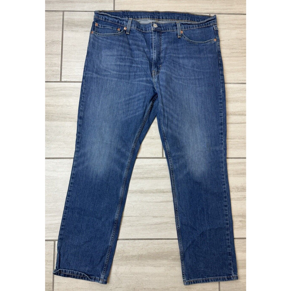 Levis 511 Tapered Slim Fit Men's Denim‎ Jeans Size 40x30 Stretch Medium Wash - Picture 1 of 5